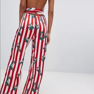 ASOS Striped and Floral Pants - 12